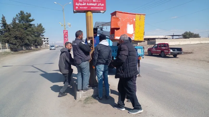 Работы по обслуживанию для Народного муниципалитета в городе Дерик