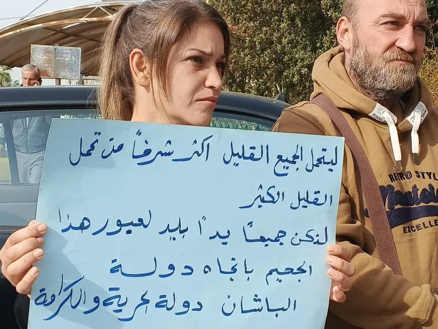 Протесты в Эс-Сувейде с требованием освободить похищенных и обеспечить безопасное возвращение перемещенных лиц