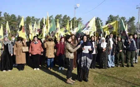 Женщины Тель Темира требуют свободы для лидера Абдуллы Оджалана