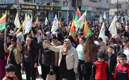 Жители Кобани подтверждают свою поддержку призыва лидера Абдуллы Оджалана