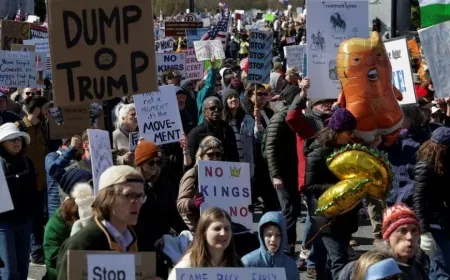 Протесты против политики Трампа охватили города США