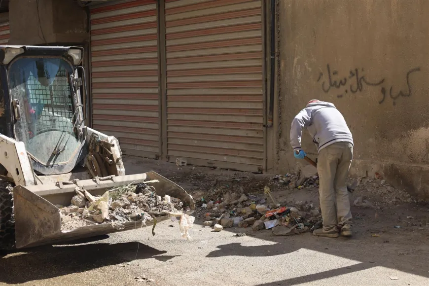 В Хасаке и Тель Темире продолжаются работы по уборке территории