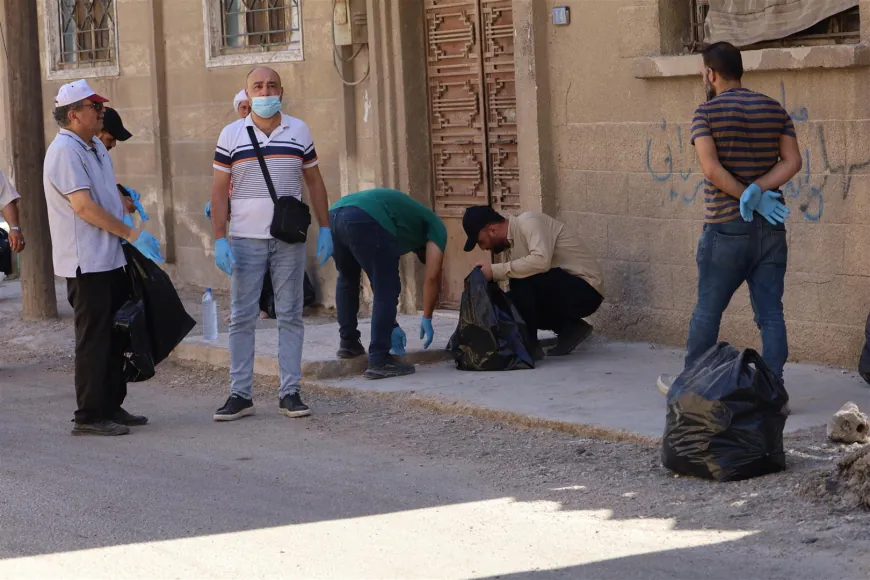 В Хасаке и Тель Темире продолжаются работы по уборке территории