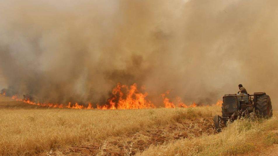 Hesekê Kanton Yönetimi arazi yangınlarına karşı olağanüstü toplandı