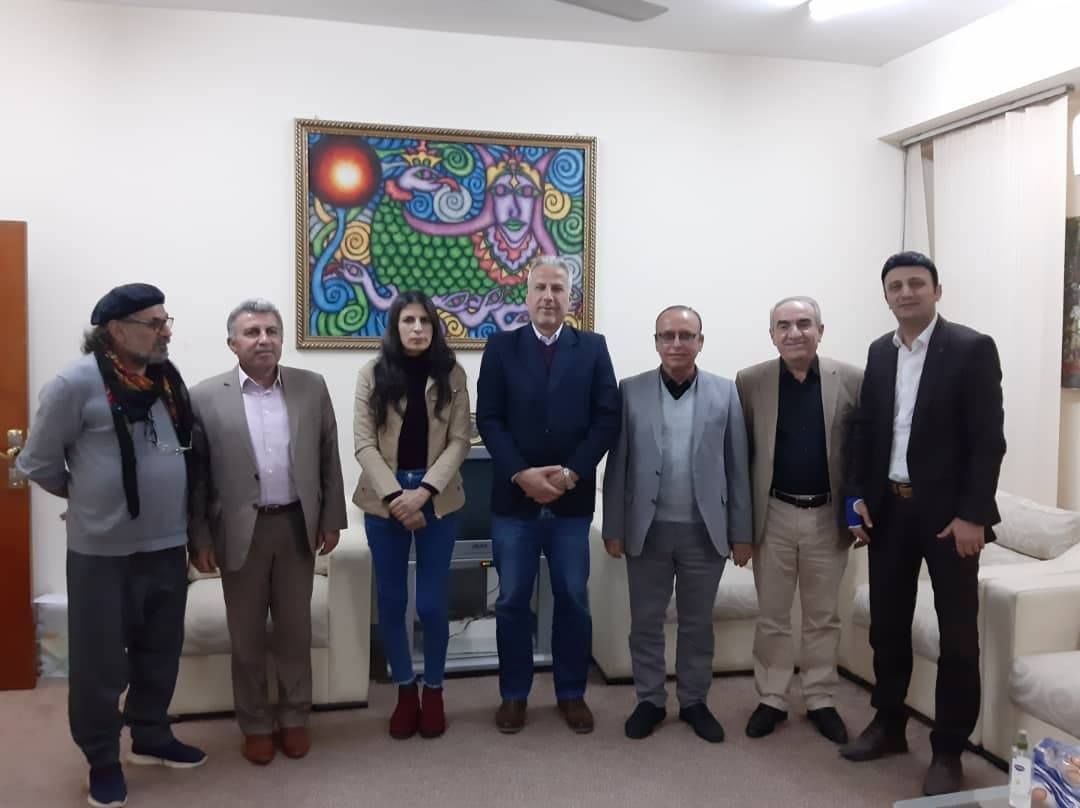 Rojava Aydınlar Birliği, Başurê Kürdistan’daki kültür komiteleri temsilcileriyle görüştü