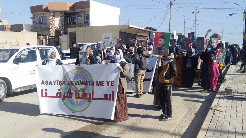 Şengalliler,  Hewlêr-Bağdat anlaşmasını protesto etti