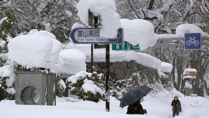Japonya’da kar fırtınası yüzünden 38 kişi yaşamını yitirdi