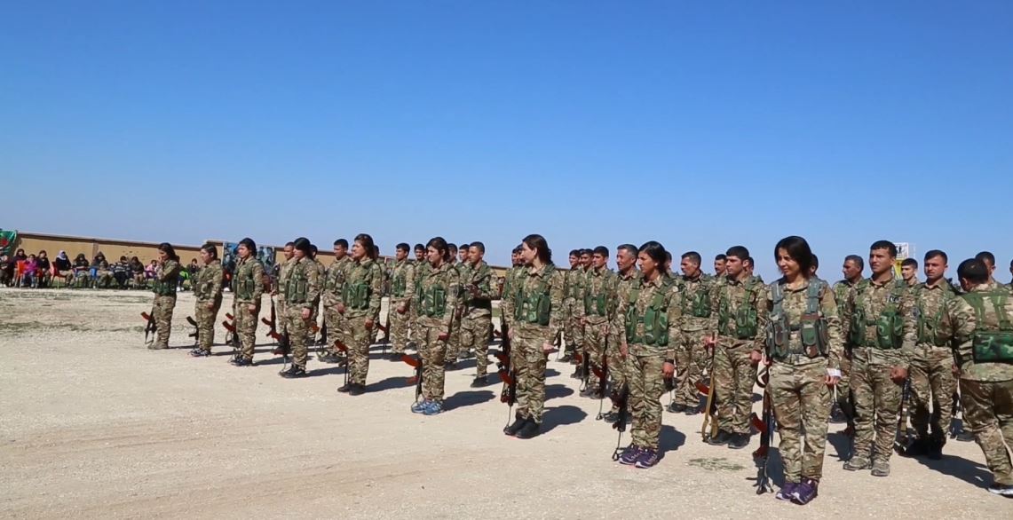 YPJ ve YPG’liler yeni savaşçılar yetiştirmeye devam ediyor