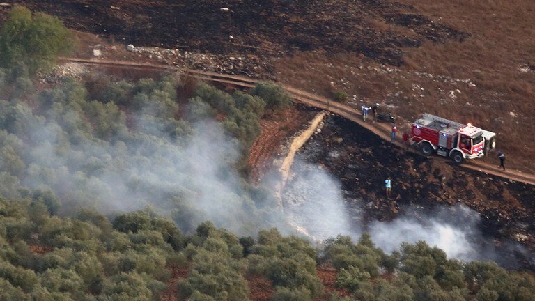 Lübnan'ın güneyindeki Zahrani petrol tesislerinde yangın