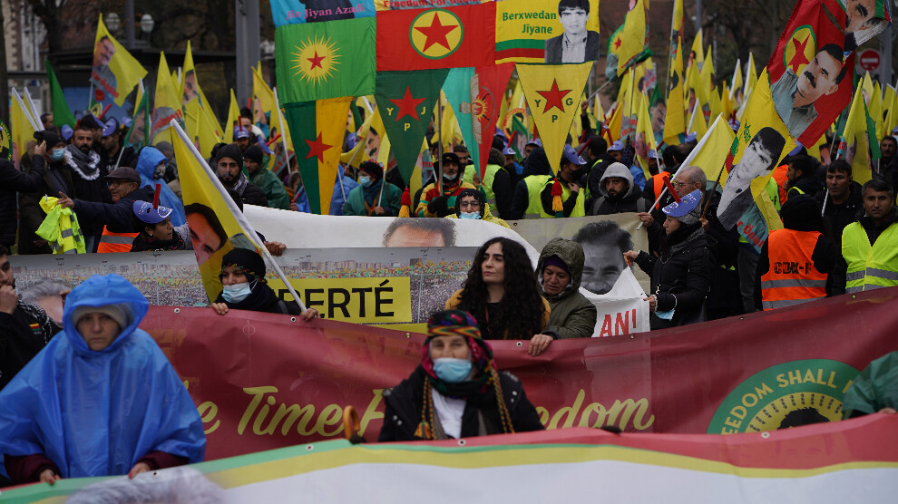 ​​​​​​​Strasbourg'da Önder Abdullah Öcalan için eylem