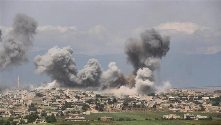 Şam hükümeti güçleri Zaviye Dağı’nı bombaladı