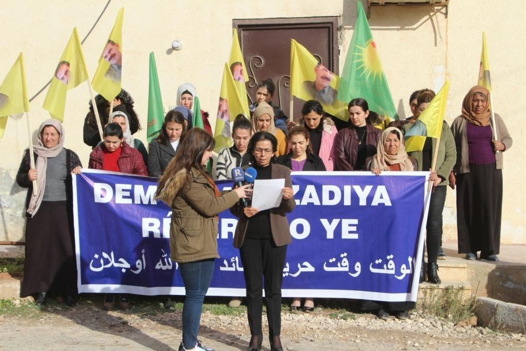Kadınlardan Önder Öcalan’a özgürlük çağrısı