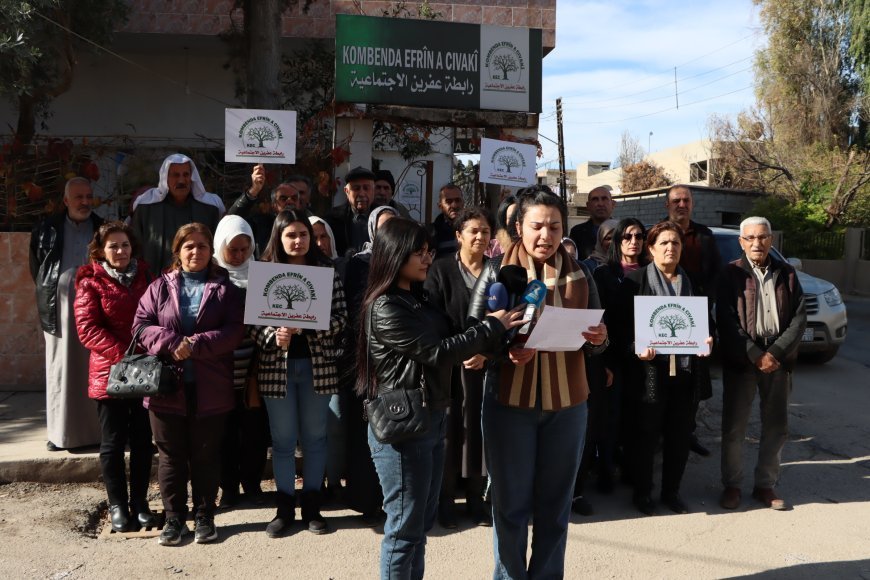 Efrîn Derneği ambargoyu kınadı