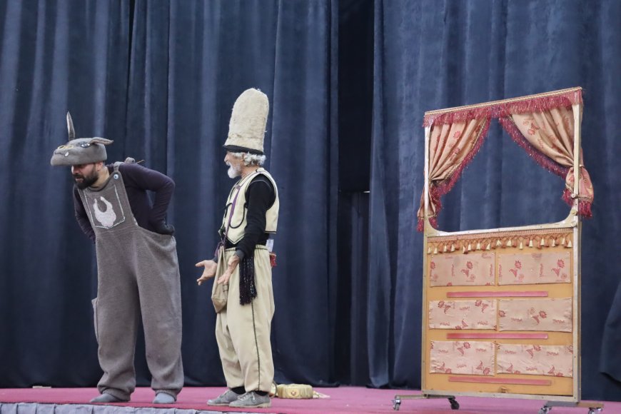 Mihemed Şêxo merkezinde çocuk tiyatrosu