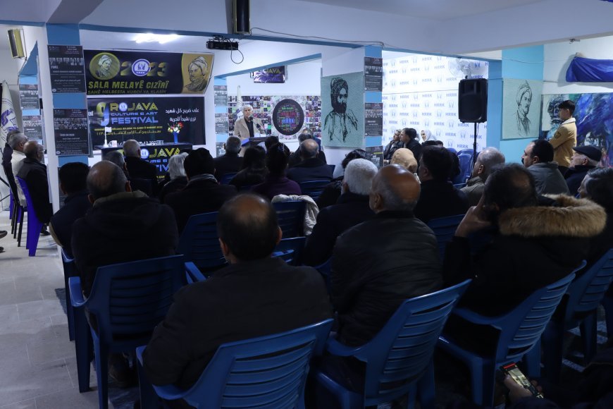 Rojava Kültür Sanat Festival’inde demografik değişim konulu seminer