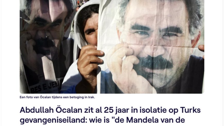 VRT medyası “Kürtlerin Mandelası kim?” başlığıyla Önder Abdullah Öcalan’ı yazdı