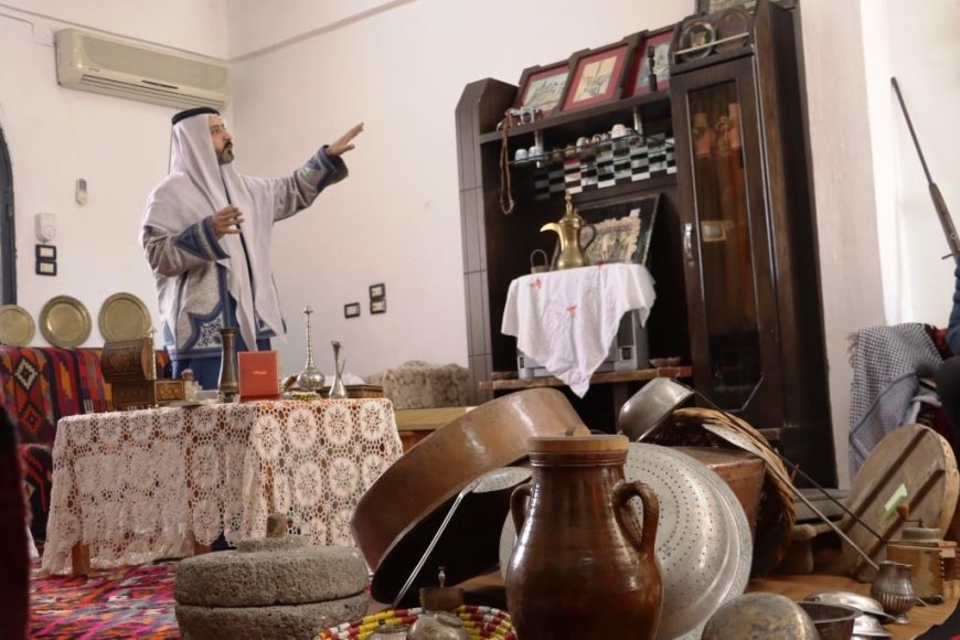 Reqa’da yıllardır kültürel ve antika eşyalar topluyor