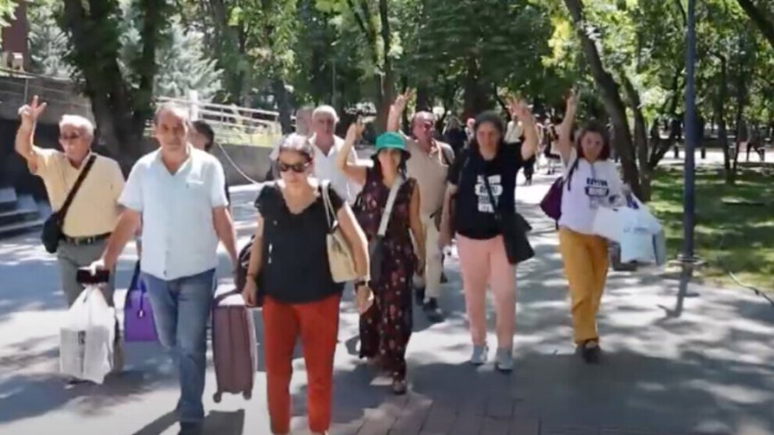 "İradeye Saygı Yürüyüşü" Adana’ya doğru yol aldı