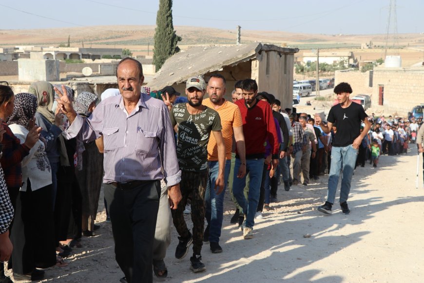 Şehba’da Şehit Canfeda Efrîn için gıyabi cenaze töreni