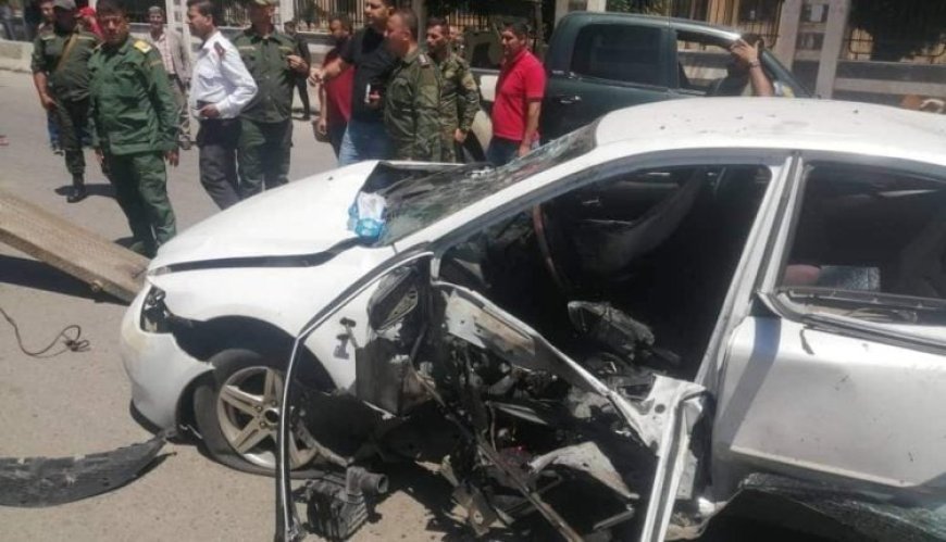 Hama’da bir araçta patlama: 1 yaralı
