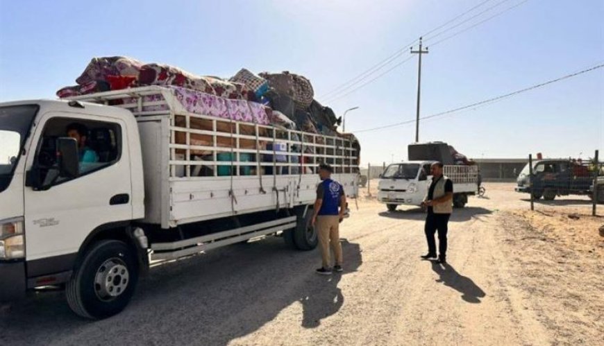 Başûrê Kurdistan’daki kamplarda kalan 463 aile daha Şengal’e döndü
