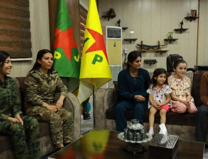 YPJ güçleri 2 Êzidî kadını ve bir çocuğu kurtardı 