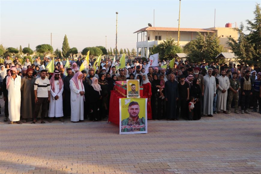 QSD savaşçısı Şehit Raîd Hesekê son yolculuğuna uğurlandı