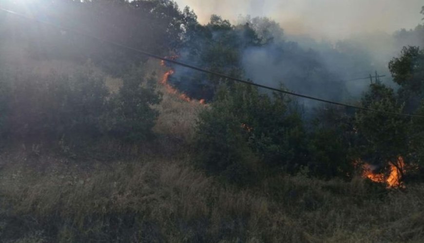 Süleymaniye’nin Sîtek kasabasında yangın