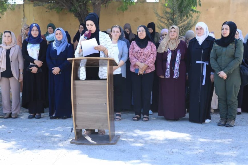 Zenûbiya Kadın Topluluğu 'İdama hayır' kampanyasına katıldı