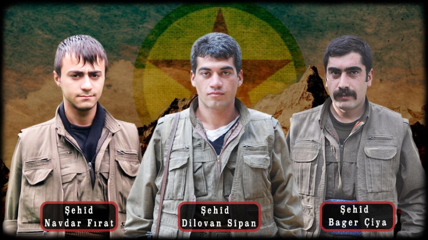 HPG 3 gerillanın şehadet bilgilerini açıkladı